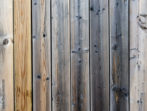 wood pattern fence