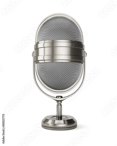 Classic style microphone