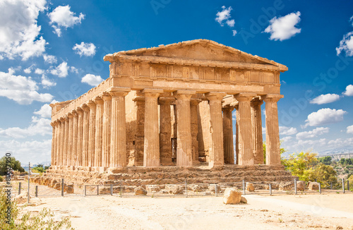 Ercole temple in the Valley of the Temples, Agrigento, Sicily