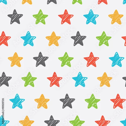 Tapety Szkicowa gwiazda bezszwowe tło