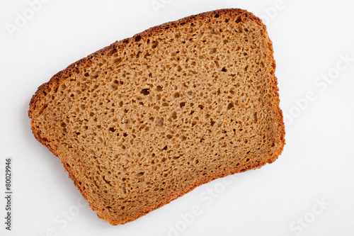 Piece of black bread