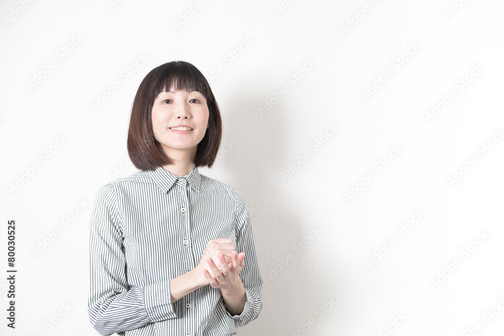 白バックOLポートレート