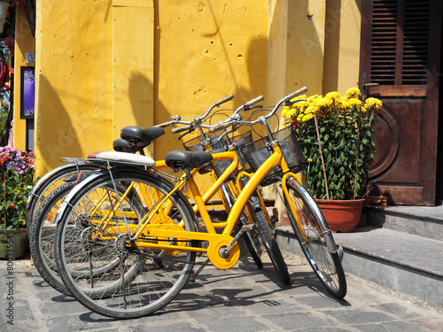 yellow bike