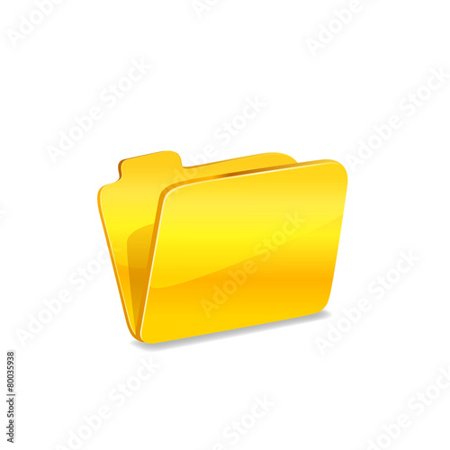 Folder vector icon.