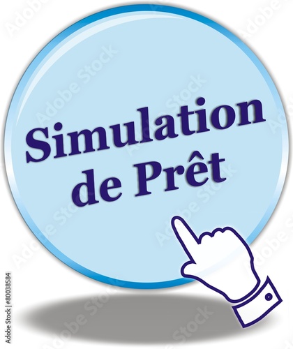 bouton simulation de prêt