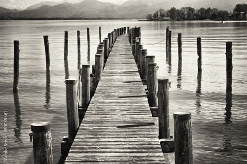 old wooden jetty #80039561