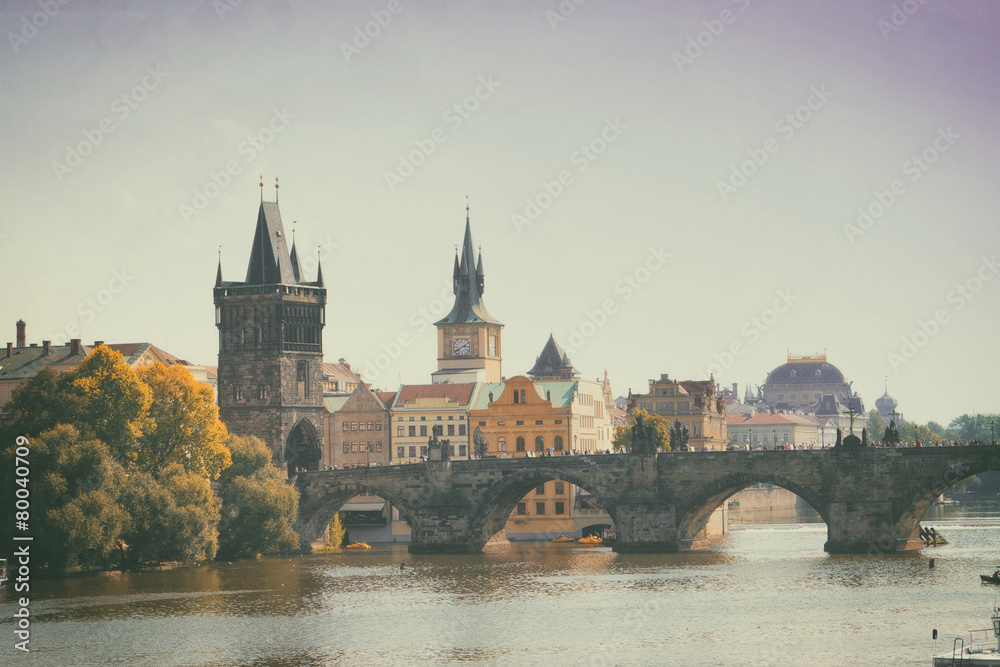 Charles Bridge sunny day