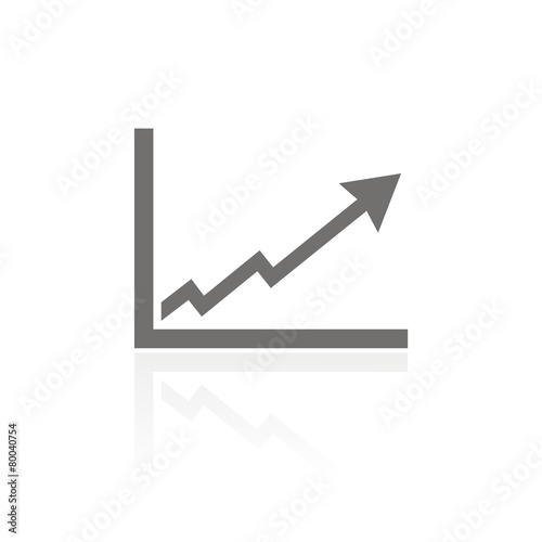 Icono gráfica éxito FB reflejo