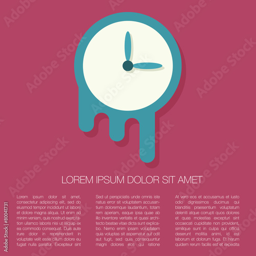 Clock vector illustration