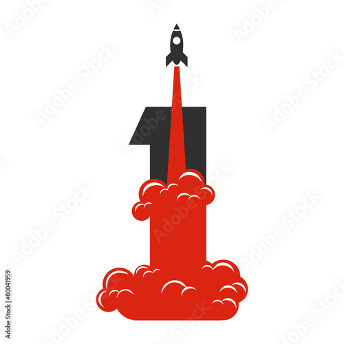 Rocket launch icon