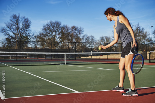woman playing tennis © goodmanphoto