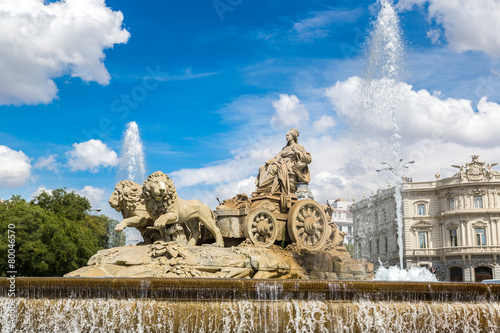 Cibeles fountain in Madrid