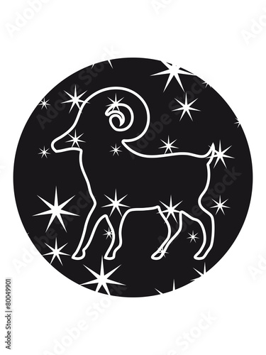 Aries zodiac sign horoscope star sky
