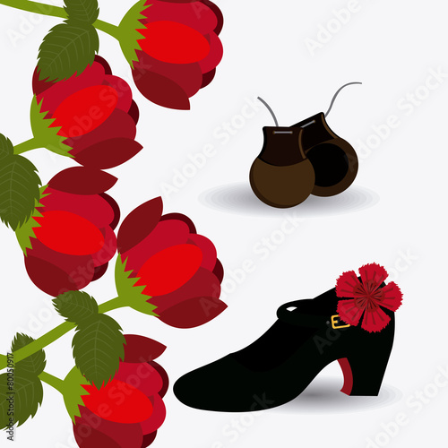 Gipsy design, vector illustration.