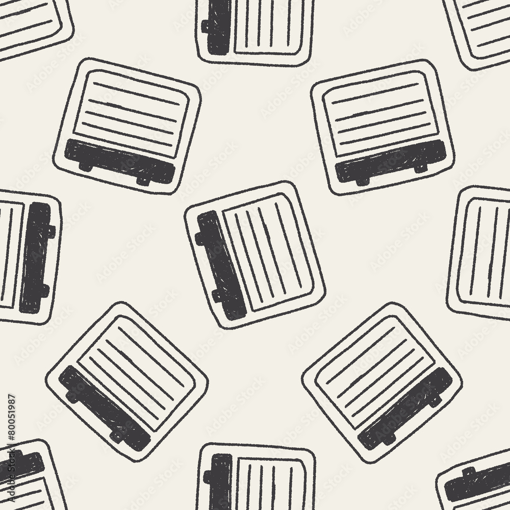 Doodle Notes seamless pattern background Doodle Notes seamless pattern background