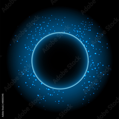 Stars cosmic sky vector background concept