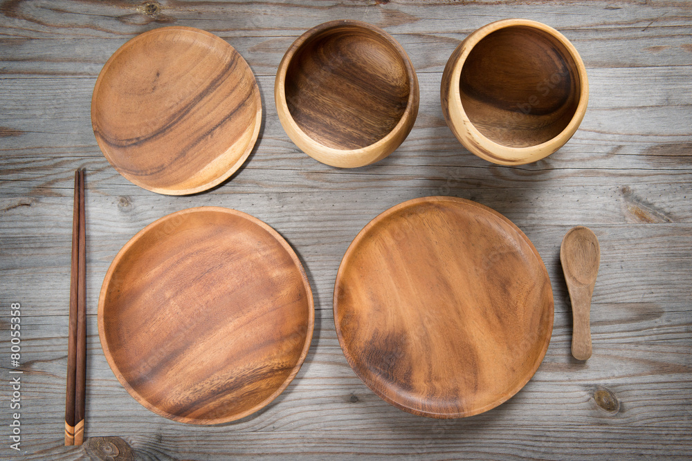 Various design empty plates Various design empty plates