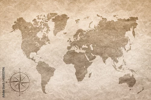 Obraz papierowy kij na białym tle