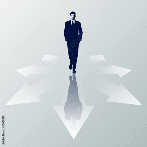 Vector  Illustration #Business, Decision making