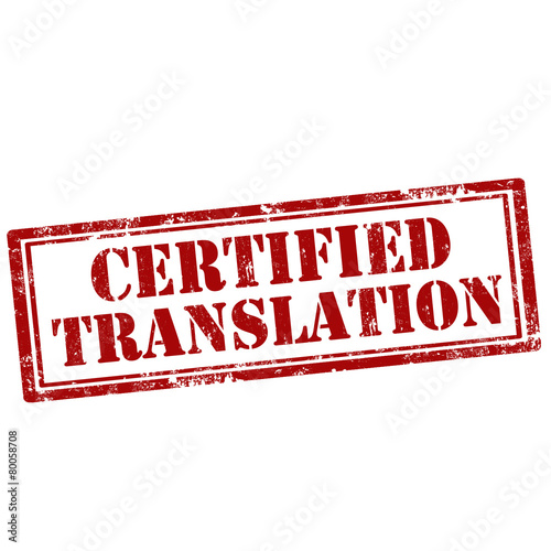 Certified Translation-stamp