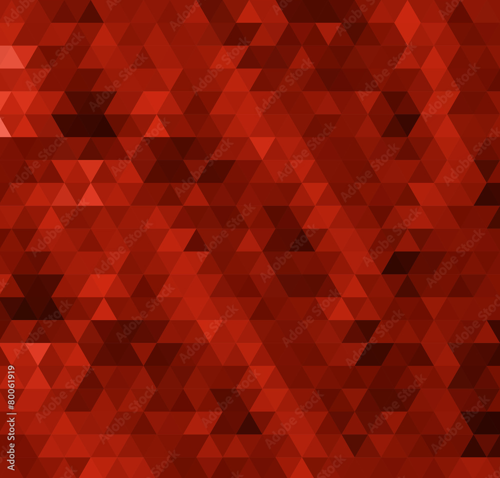 abstract red bacground from triangles