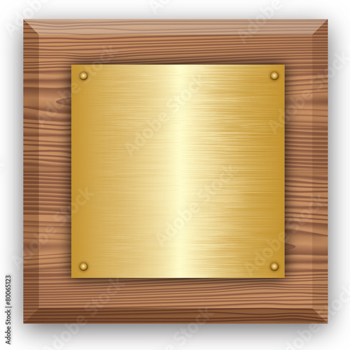 Gold plate
