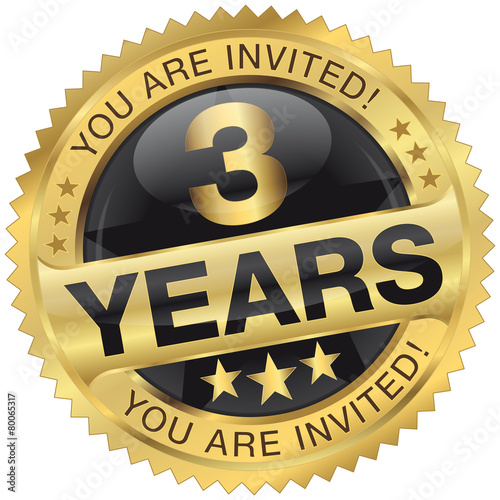 3 years - you are invited!