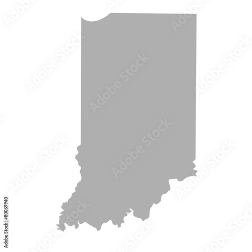 Indiana State map