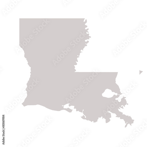 Louisiana State map