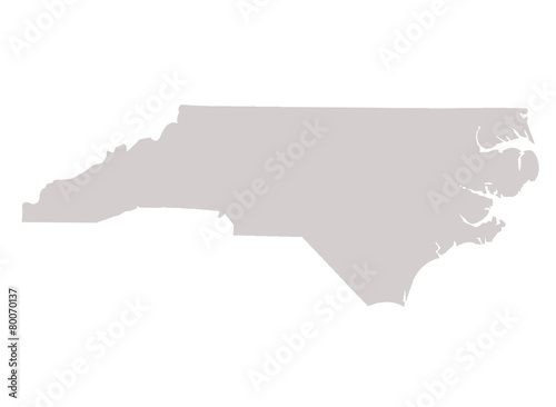 North Carolina State map