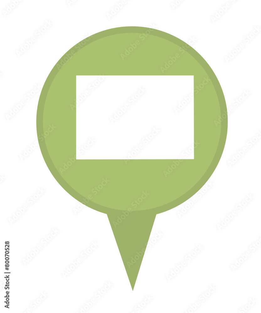 State of Colorado map pin