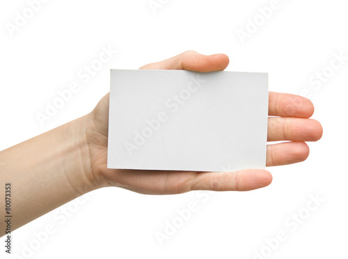 card blank