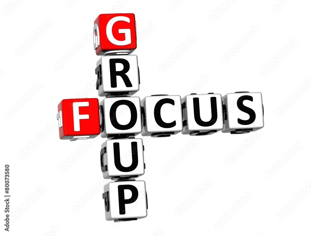 3D Crossword Group Focus on white background 3D Crossword Group Focus on white background