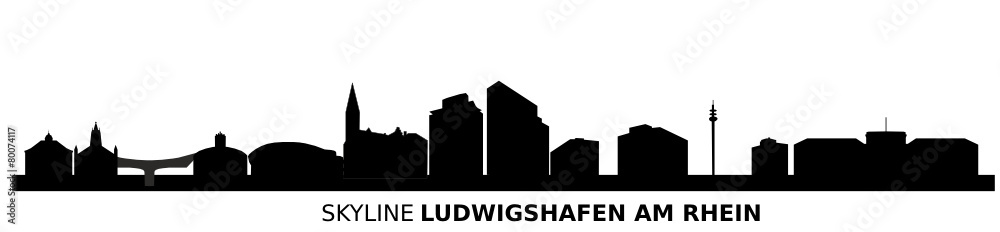 Skyline Ludwigshafen am Rhein