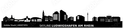 Skyline Ludwigshafen am Rhein