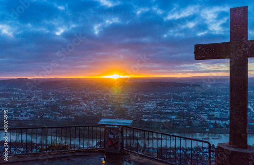 sunset over Trier