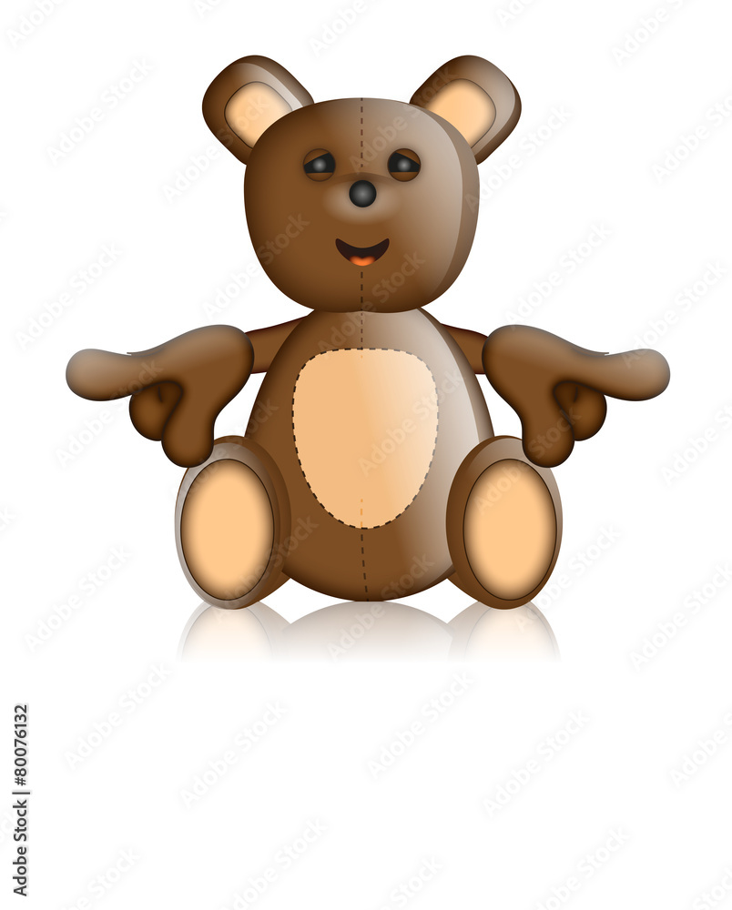 Fototapeta premium Toby Ted Teddy Toy Character Cartoon