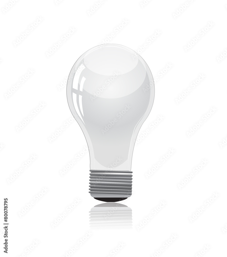 Light bulb isolated on white Light bulb isolated on white