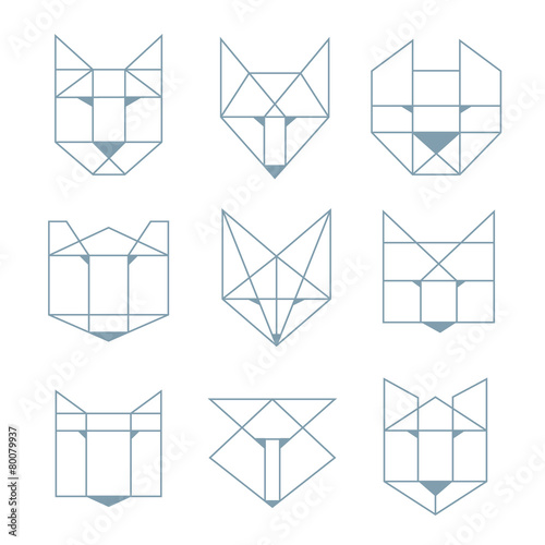 geometric animals