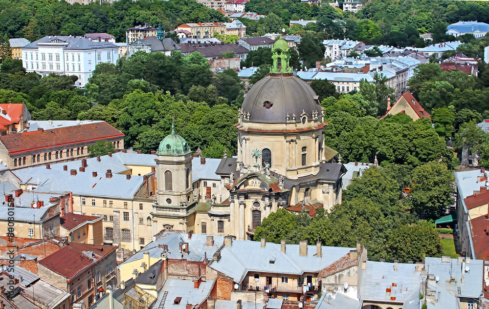 Dominican cathedral in Lviv, Ukraine