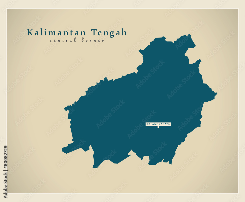 Modern Map - Kalimantan Tengah ID