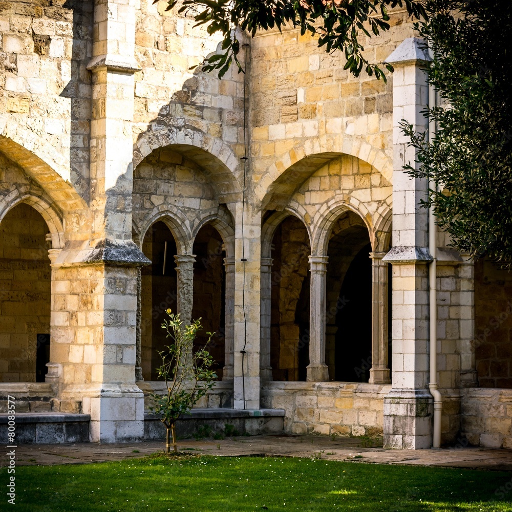 Santander Cathedral, a corner of the cloister