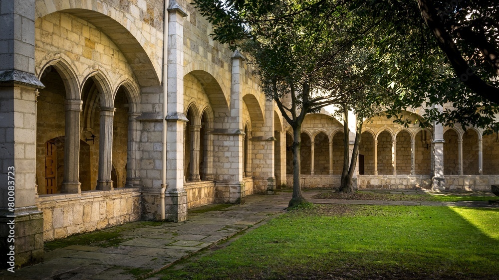Santander Cathedral, a corner of the cloister