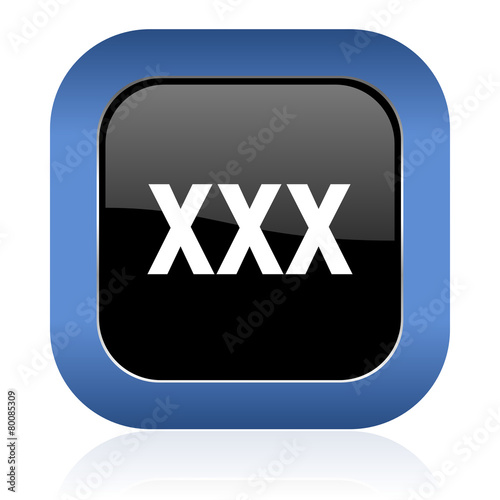 xxx square glossy icon porn sign Stock Illustration | Adobe Stock