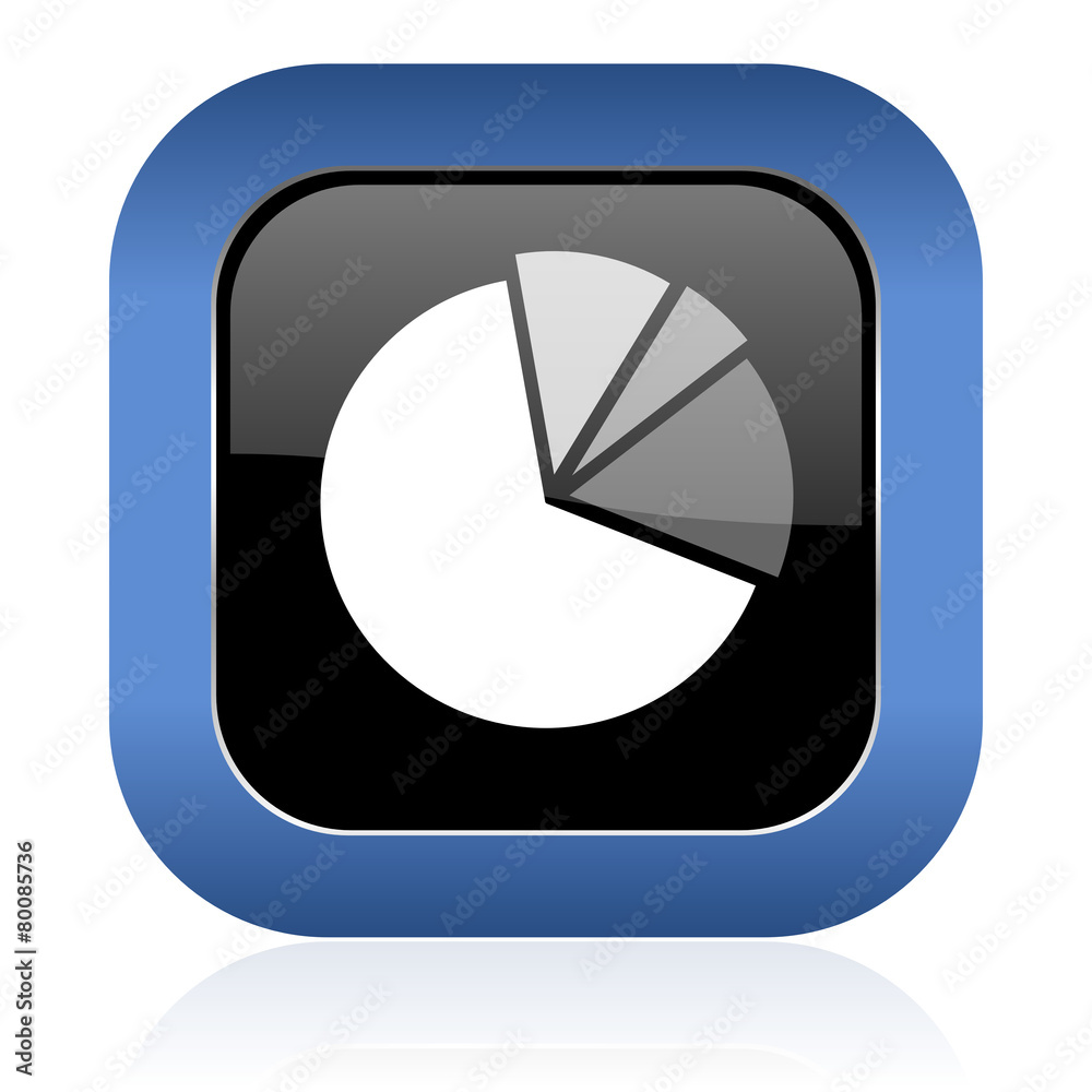 diagram square glossy icon graph symbol diagram square glossy icon graph symbol