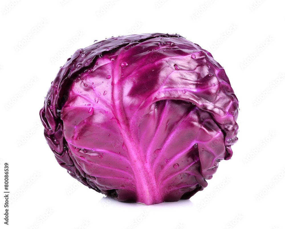 Fresh Purple cauliflower isolated on white background Fresh Purple cauliflower isolated on white background