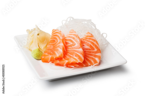Salmon sashim photo
