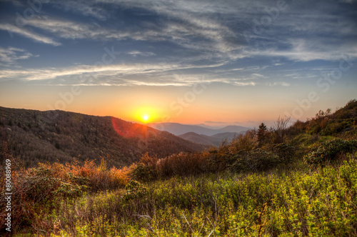great smoky mountains, hdr