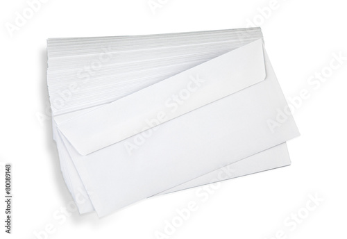 Stack of envelopes.