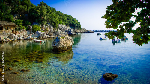 Damouchari, Pelion, Greece. Greek fishing village in Pilio